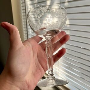 Set of 3 Fostoria Buttercup Glasses